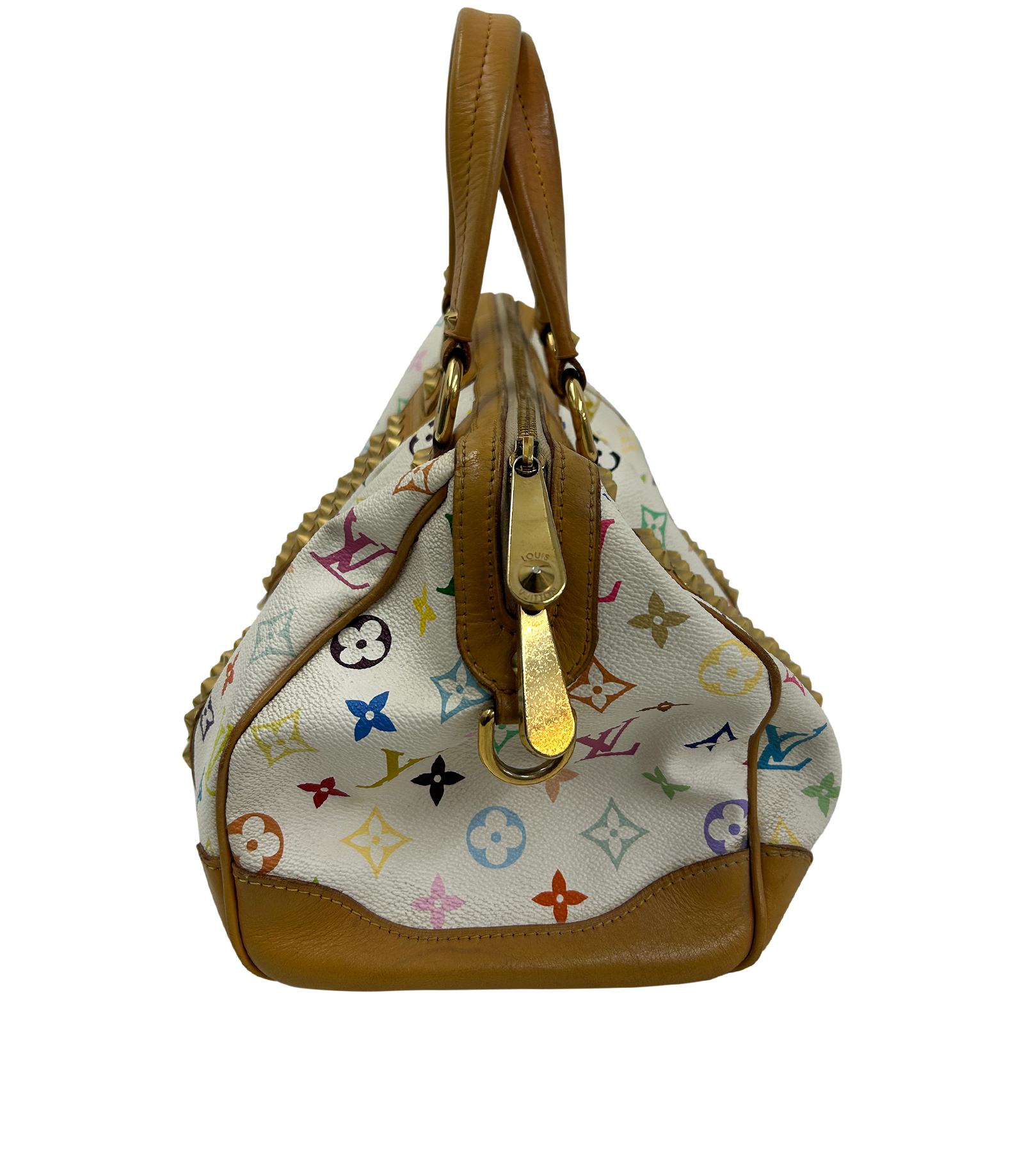 Courthney, 890&euro;, Bolso, Blanco, Canvas - General, Vista inferior